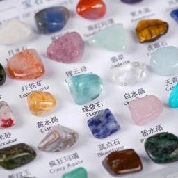 Natural Gemstone Crystal Sets para Jovem Geólogo, Rock Caixa De Coleção, Kit De Ciências Minerais, Espécime De Geologia, Presentes para Crianças - Image 4