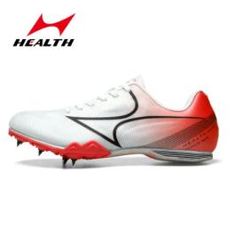 Saúde Médio Curta Distância Spike Running Shoes, Estudante Competição de Atletismo, Sprint Profissional Long Jump Nail Shoes - Image 2