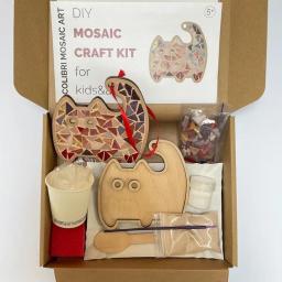 Artesanal Criativo DIY Mosaico Kit, Vitral Artesanato, Pena Brilhante, Artesanato Amantes, Adultos e Crianças - Image 5