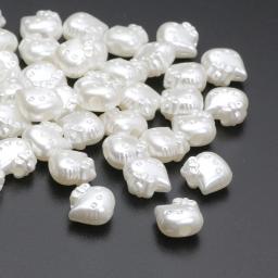 Acrílico imitação de pérolas contas para fazer jóias, 50pcs, 11mm, gato dos desenhos animados, pulseira, colar, acessórios diy - Image 3