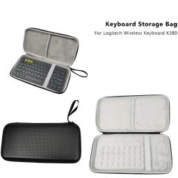 Caso De Armazenamento De Teclado Portátil, EVA Shell Duro, Saco De Armazenamento De Viagem, Dustproof, Compatível Para K380 Mini Keyboard - Image 1