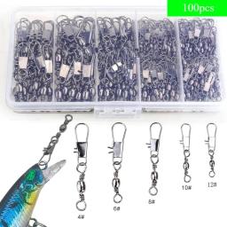Pesca conectores e pequenos acessórios, 100 peças - Image 1