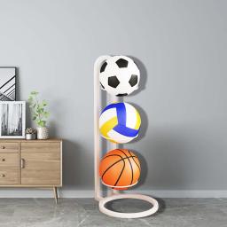 Basquete Armazenamento Rack, Três Camadas, Coloque Bola, Cesta De Futebol, Jogando Cesta, Voleibol Stand Holder, Jardim De Infância - Image 5