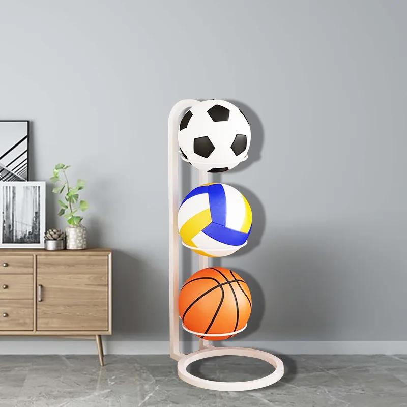 Basquete Armazenamento Rack, Três Camadas, Coloque Bola, Cesta De Futebol, Jogando Cesta, Voleibol Stand Holder, Jardim De Infância - Image 1