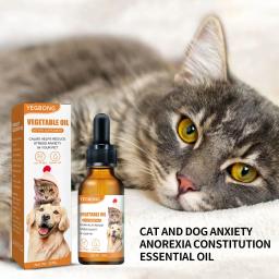 Óleo Essencial Calmante para Alívio da Ansiedade para Cães e Gatos, Dor Anti-Ansiedade, Gotas Orgânicas, 30ml - Image 4