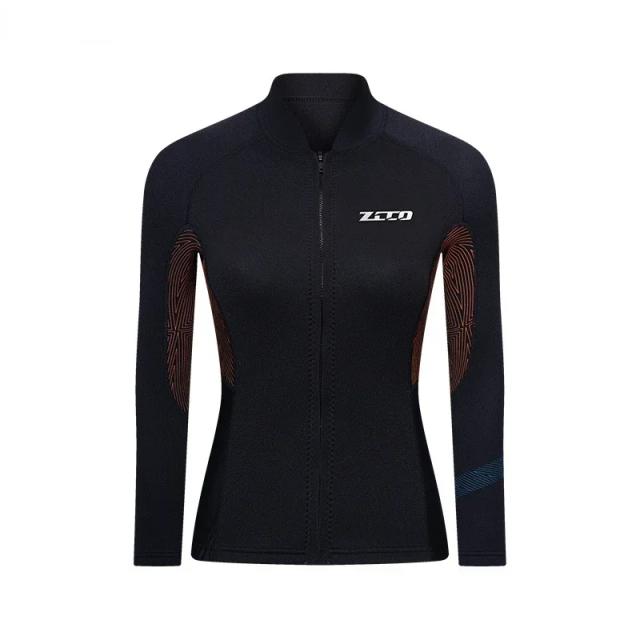 Roupa de Mergulho Unissex 1,5mm com Manga Comprida para Condições Frias e Quentes