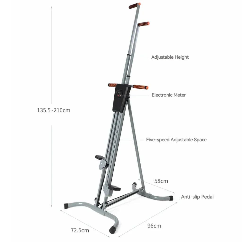 Máquina de Escalada Vertical Fitness Doméstico Aço 150kg