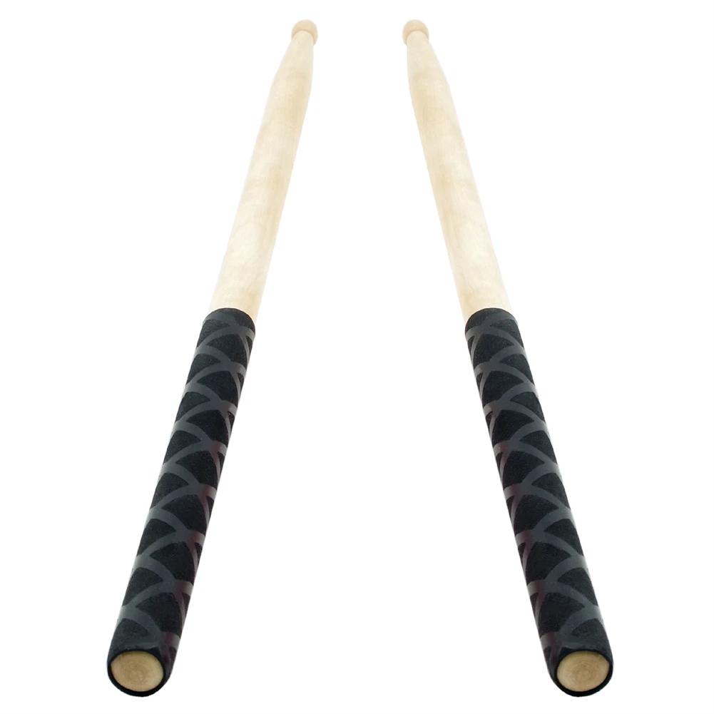Baquetas absorventes de suor antiderrapante, Punhos de tambor, Punho de instrumento de percussão, 7A, 5A, 5B, 7B, 16,5 cm, 2pcs - Image 1