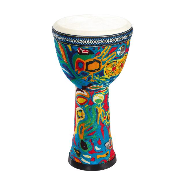 Tambor de Percussão Africano Goatskin Leve com Superfície em PVC para Adultos - Bateria Bongo 8""