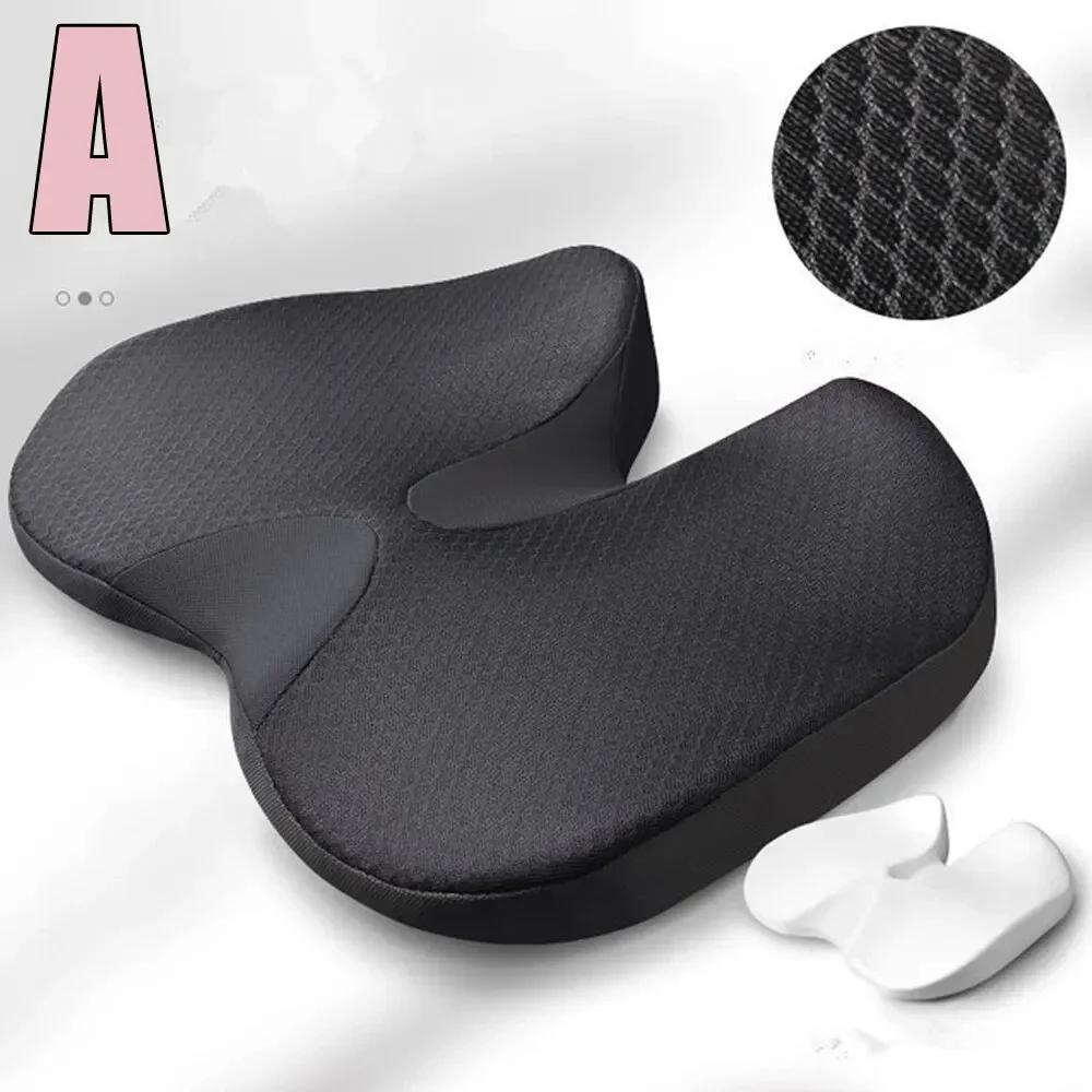 Almofada ortopédica antiderrapante de espuma de memória, almofada de próstata para cóccix, sciaticaback, alívio da dor, cadeira confortável, assento de carro - Image 1