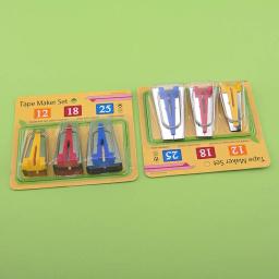 Fabricantes de fita de costura portátil, conjuntos de ferramentas para patchwork DIY, acolchoados e encadernação, 12mm, 18mm, 25mm - Image 1