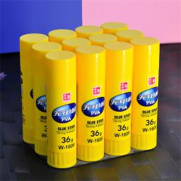WQN-Bastão de Cola Sólida para Estudantes, Bastão Adesivo de Alta Viscosidade, 3 PCs para 12PCs, 9-36g - Image 1