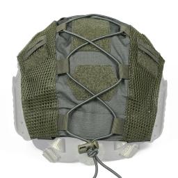 Capa de capacete camuflada para ops-core pj/bj/mh, capa rápida de capacete tático militar caça cs wargame esporte ao ar livre - Image 4