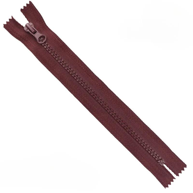 Saco com zíper de resina com cauda fechada, bolso curto, multicolorido, 5 #, 15cm, 10pcs - Image 1