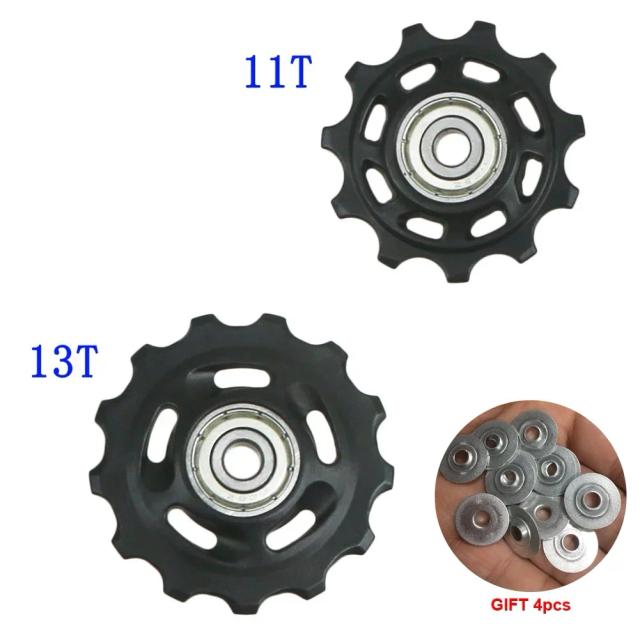 Polia do Desviador Traseiro para Bicicletas Road Bike - Acessórios Ciclismo 11T, 13T para 9, 10 e 11 Velocidades