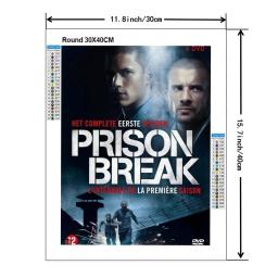 Diamante Arte Pintura Kits para Home Decor, Filme Ponto Cruz, Bordado Imagem, Mosaico Artesanato, Clássico Filme Break TV, Quarto, 5D - Image 3
