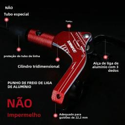 Tanke mtb bicicleta conjunto de freio a disco hidráulico 160mm rotores placa pinça óleo dianteiro traseiro mountain bike braçadeira 22.2mm lidar com um pilar - Image 5