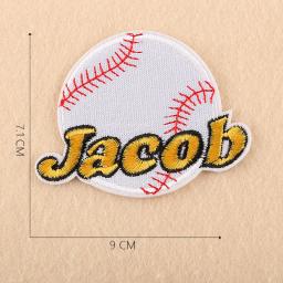 Remendos de futebol bordados ferro em remendos de beisebol futebol adesivos esporte basquete emblema para jeans roupas mochila crachá - Image 4