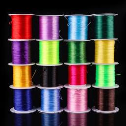 Stretch Elastic Nylon Beading Cord Corda, DIY Jóias, Fio Colorido, Pulseiras e Colares, 10 Metros, 0.6mm, 1 Rolo - Image 4