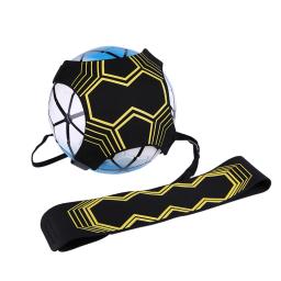 Treinador de chute de futebol ajustável Cinto elástico de treinamento de futebol Solo Bola de futebol Juggle Bag Equipamento auxiliar de treinamento de futebol - Image 1