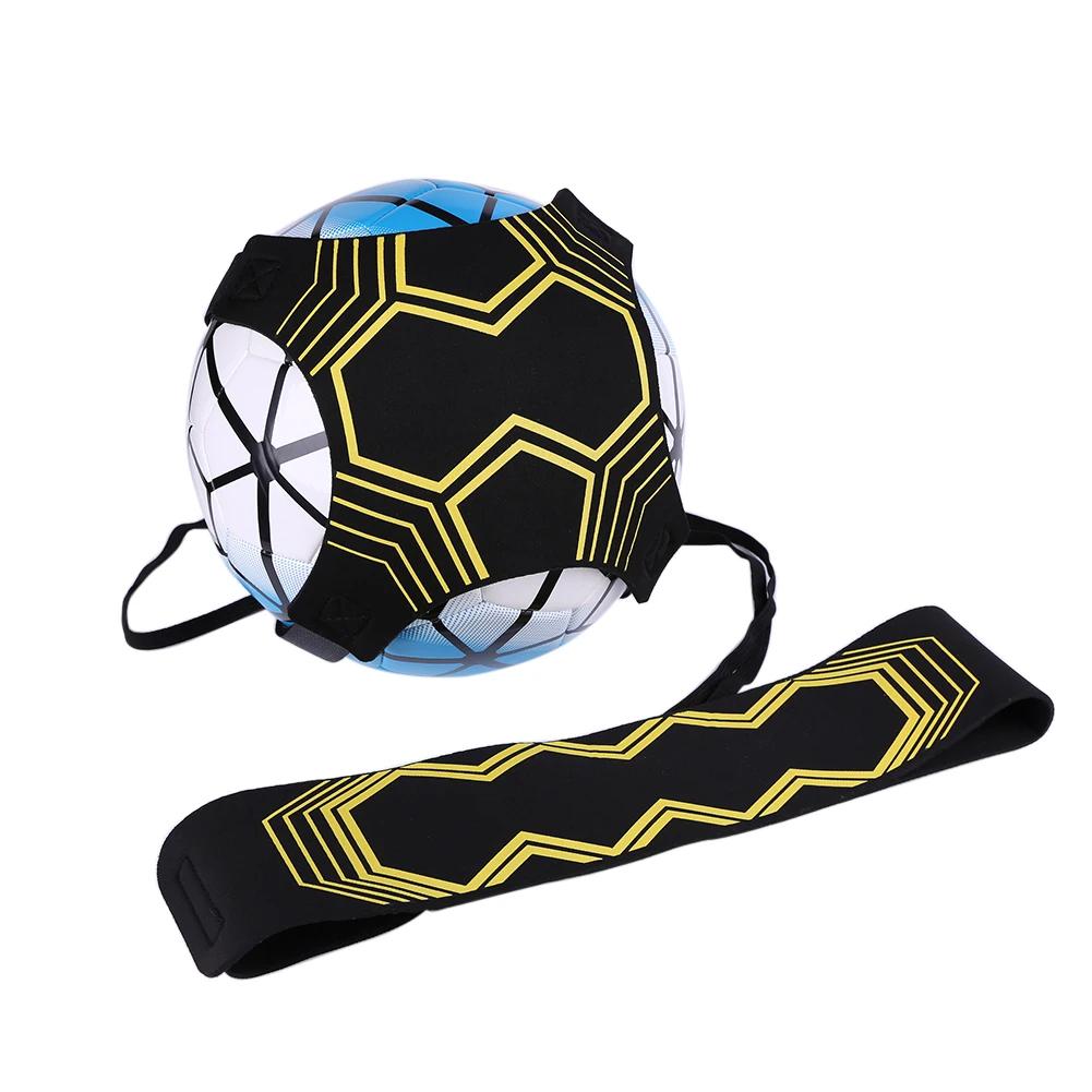 Treinador de chute de futebol ajustável Cinto elástico de treinamento de futebol Solo Bola de futebol Juggle Bag Equipamento auxiliar de treinamento de futebol - Image 1