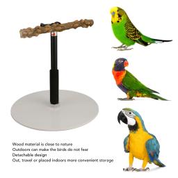 Suporte ajustável para Parrot Play, Portable Bird Perch, suporte destacável para viagens interiores e exteriores - Image 3