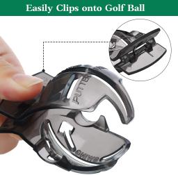 1pc linha forro de bola de golfe desenho marcação alinhamento colocando ferramenta e 3 peças caneta marcador bola de golfe, golfe scribe acessórios - Image 6