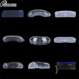 Óculos nadador portátil de plástico, transparente, para natação, portátil, unissex, proteção anti-neblina, à prova d'água - Image 1