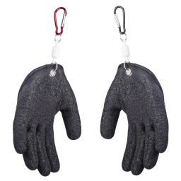 Luvas de captura de látex antiderrapante, luvas de pesca, luvas, mão esquerda e direita, proteger, punção manual, arranhões, caça, luvas, 1pc - Image 2
