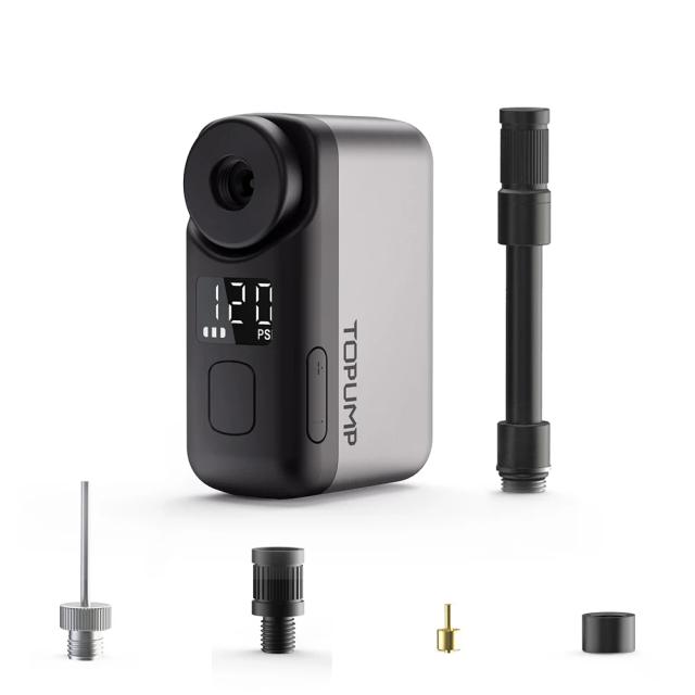Topump TB2 Pro Mini Bomba Elétrica Portátil Bicicleta 120PSI 450mAh