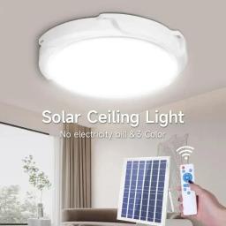 60/500w led solar luz de teto luz pingente ao ar livre indoor lâmpada de energia solar com linha luz do corredor para decoração do jardim quente - Image 4