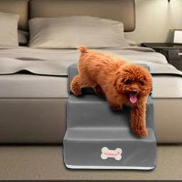 Destacável 3 Tier Dog Escadas, Pet Steps, Três Floor Ladder, Montagem, Lavável, Rampa Removível, Rampa Antiderrapante, Escalada, Quente - Image 3
