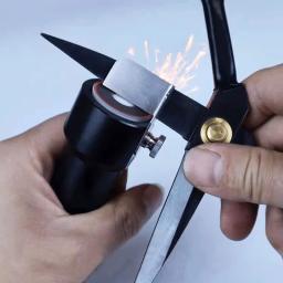 Profissional Ângulo Tesoura, Ferramenta De Moagem, Afiar Artefato, Corte De Alfaiate, Máquina De Corte De Cabelo, Cozinha - Image 1