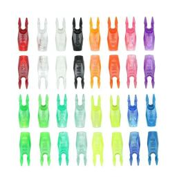100 pçs pino de tiro com arco nocks 4.2/6.2mm seta cauda flecha nocks tiro com arco alvo caça arco e flecha acessórios - Image 3