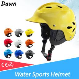 Capacete de resgate aquático, esqui, esporte, ciclismo, surf aquático ajustável, resgate à deriva com capacete de proteção para os ouvidos - Image 1