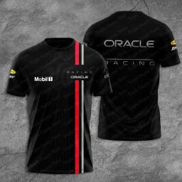 Camiseta holandesa masculina de corrida com logotipo extragrande, alta qualidade, campeão mundial de Verstappen, manga curta, 1 piloto, fãs, 2022 - Image 3