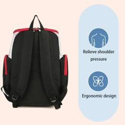Mochila De Basquete Para Homens, Mochila De Grande Capacidade, Múltiplas Camadas, Esportes - Image 3