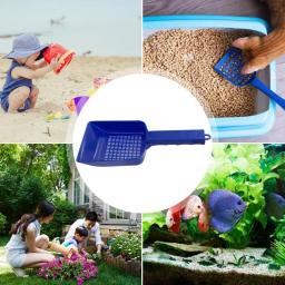 Raspador De Superfície Abrasiva De Lama Plana, Pá De Areia Limpa De Tanque De Peixes, Cilindro De Grama, Limpador De Lixo, Areia De Água - Image 2