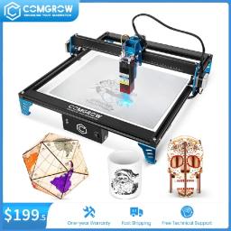COMGROW Máquina De Gravura De Corte A Laser De Alta Precisão, Roteador De Madeira, Impressora De Logotipo De Madeira, 40 W, 48W FAC, CNC - Image 1
