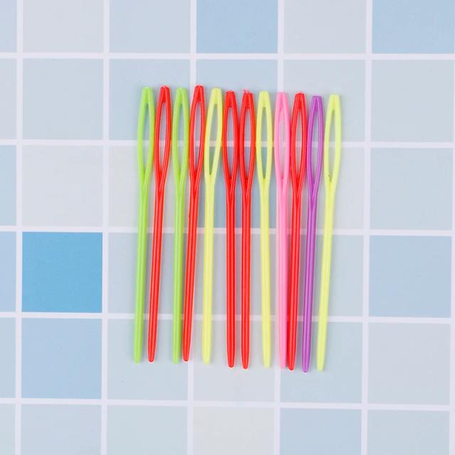 Conjunto de 8 Agulhas de Crochê em Alumínio com Alças Almofadadas e Borracha Macia, Tamanhos de 2.5 a 6.0mm, Cores Vibrantes