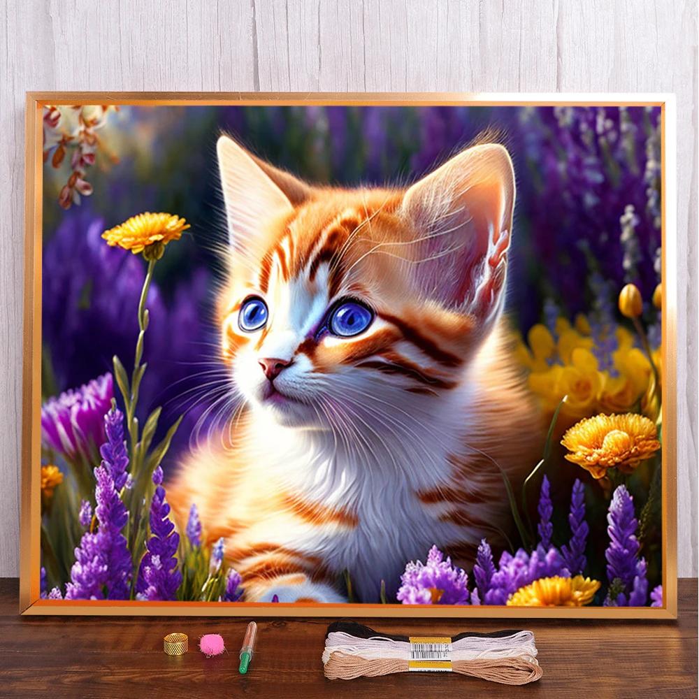 Animais de estimação cão pré-impresso 11ct ponto cruz bordado kit completo tricô artesanato costura hobby fio pacote diferente - Image 1