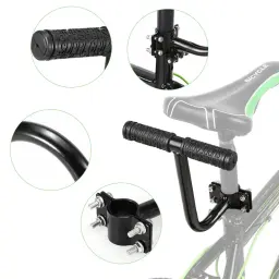 Acessórios do ciclo peças de bicicleta assento traseiro sela da bicicleta assento da criança com encosto com alça apoio para os pés pedal - Image 4