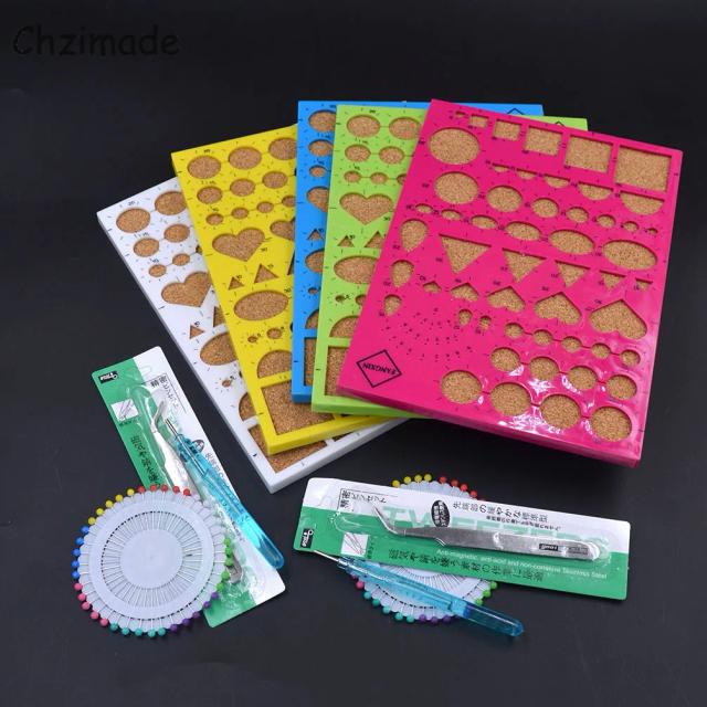 Kit de Ferramentas de Quilling com Cores Aleatórias para Artesanato e Decoração Handmade