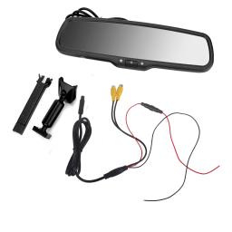 Espelho Retrovisor do carro Monitor com Suporte, Auto Escurecimento do Monitor, Black Rear View, 4,3" - Image 5