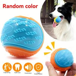 Bola de tripulação durável para pet, Brinquedo de moagem para cachorro, Suprimentos interativos para mastigar, 1pc - Image 1