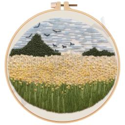 Cross Stitch Embroidery Kits, Hoop Frame, Hoop, Anéis, Suprimentos, Racks, Handmade, Artesanato de bricolage, Habilidade, Costura manual, Kits - Image 4