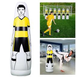 Portátil PVC Football Training Wall Dummy, Footbal Free Kick, Barreira de treinamento para treinamento de chutes grátis, 160cm - Image 1