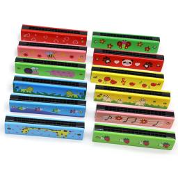 Harmónica Criativa Infantil, Ajudas para Ensino da Música, Iniciantes a Aprender, Tocar Instrumentos, 16 Buracos, De Madeira - Image 6