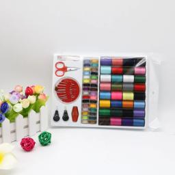 64 pçs bobinas kits de linha de costura mão linhas de costura reutilizáveis poliéster carretel linhas variedade para mão e máquina costura diy - Image 5