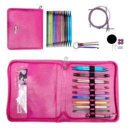 Agulhas de tricô circulares com acessórios, Crochet Sweater Knitting Needle Set, Intercambiável para costura, Ferramenta Weave - Image 5